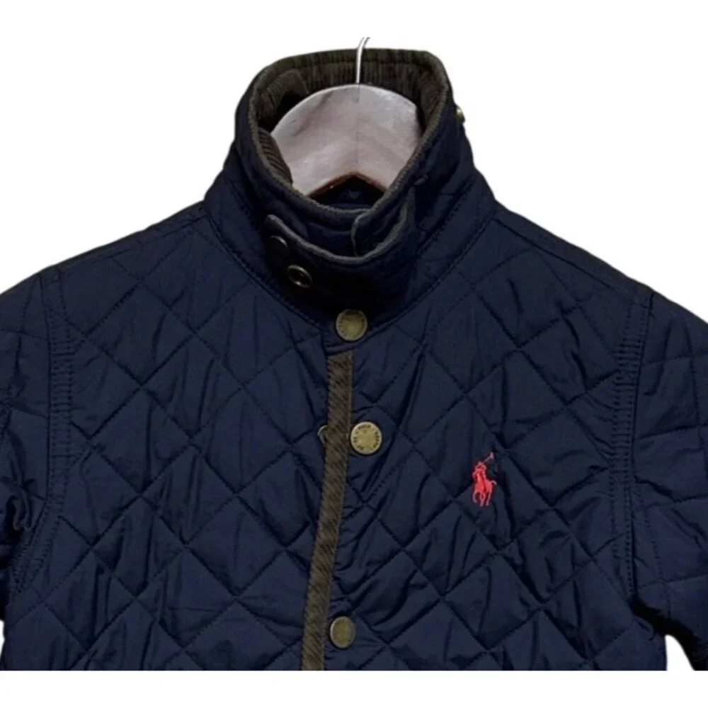Polo Ralph Lauren Kids Toddler Quilted Barn Jacket 24 Months Preppy Snap Unisex
